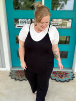 Erica Loose Fit Black Jumpsuit