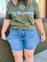 Vervet High Rise Denim Shorts