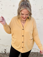 Two-Toned Charm Cardigan - Marigold
