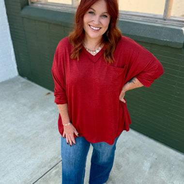 Soft Relaxed Draped Top