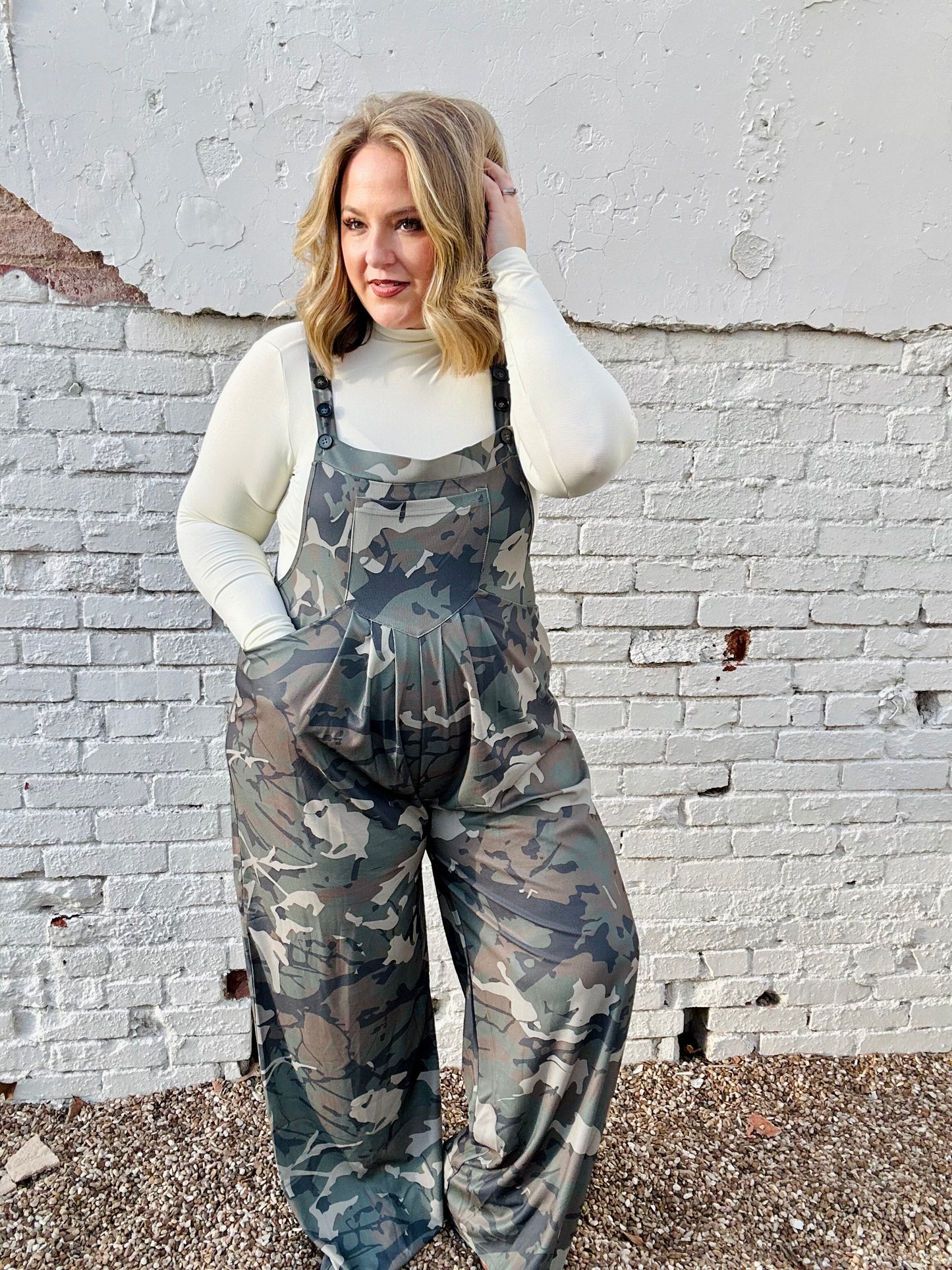 Camo Overall Jumpsuit (Pre-Order)