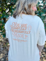 Fearfully & Wonderfully Made Tee on Ivory CC