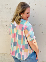 Miranda Geometric Patchwork Top