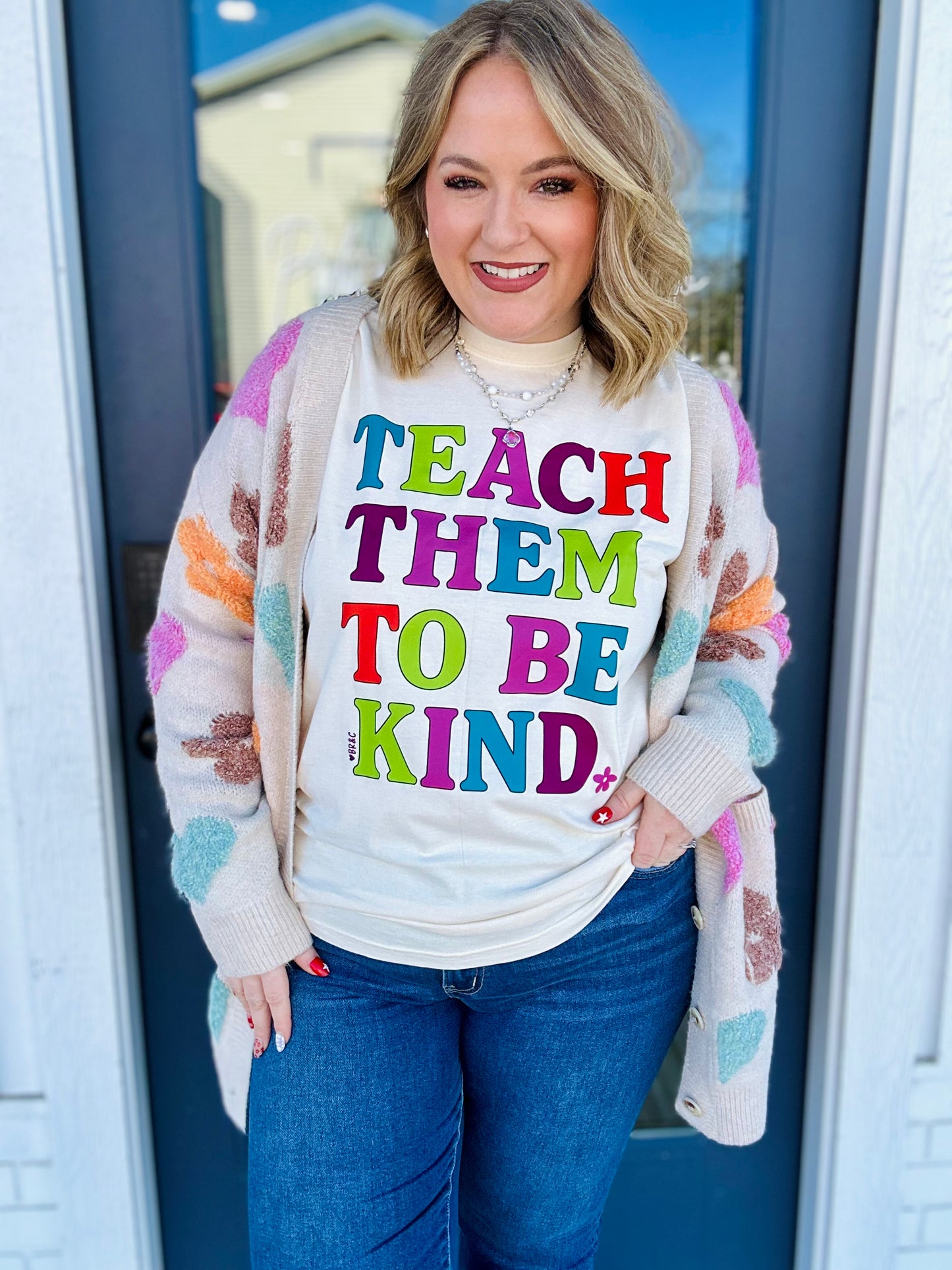 Teach Them To Be Kind Graphic Tee