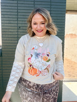 Fall Floral Goose Tee