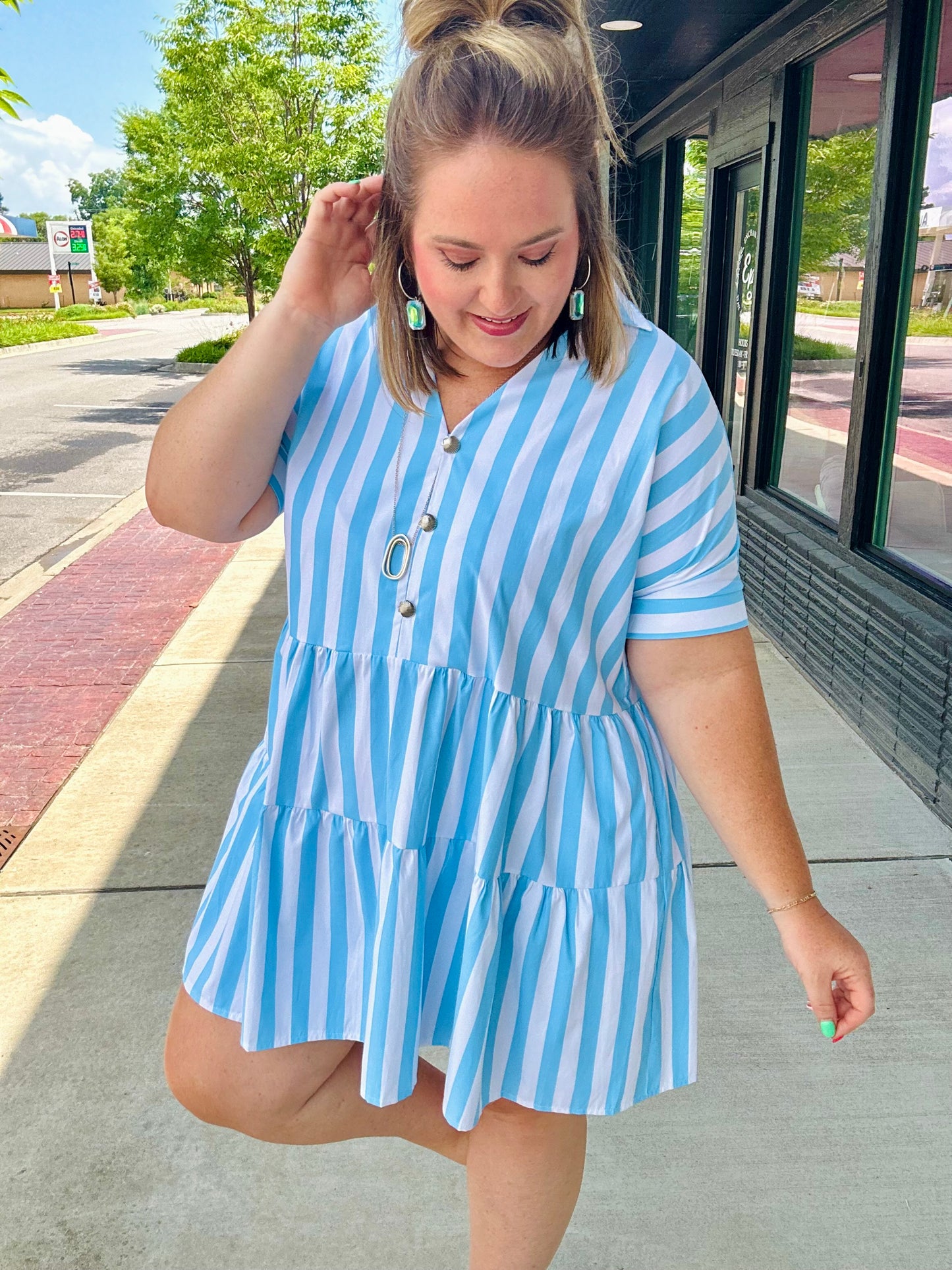 Sunny Days Striped Dress