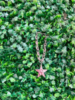 Double Link Star Chain Bracelet - Silver