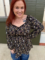 **DOORBUSTER** Brittany Floral Babydoll Top