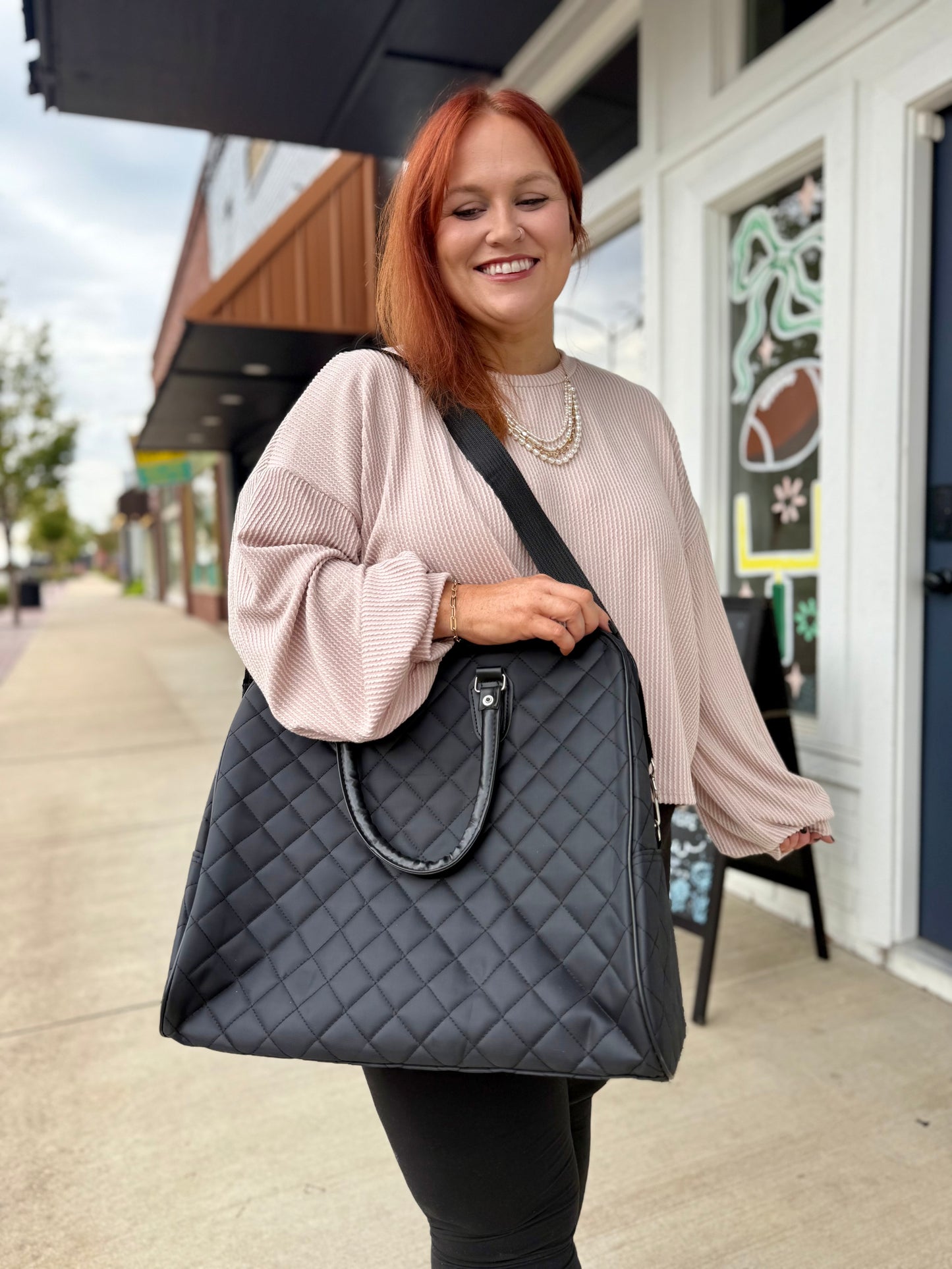Quilted Tote Bag