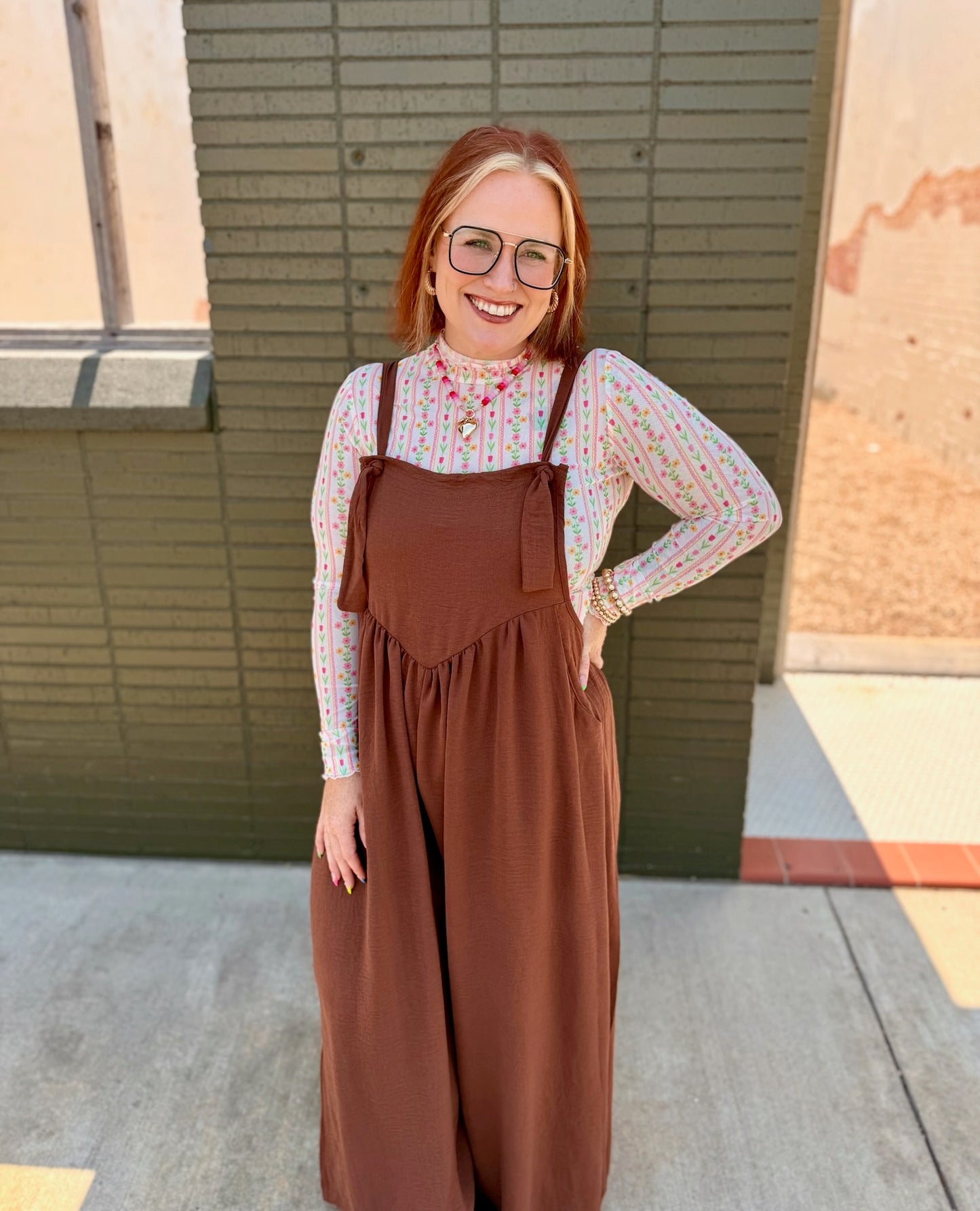 Amanda Wide Leg Jumpsuit