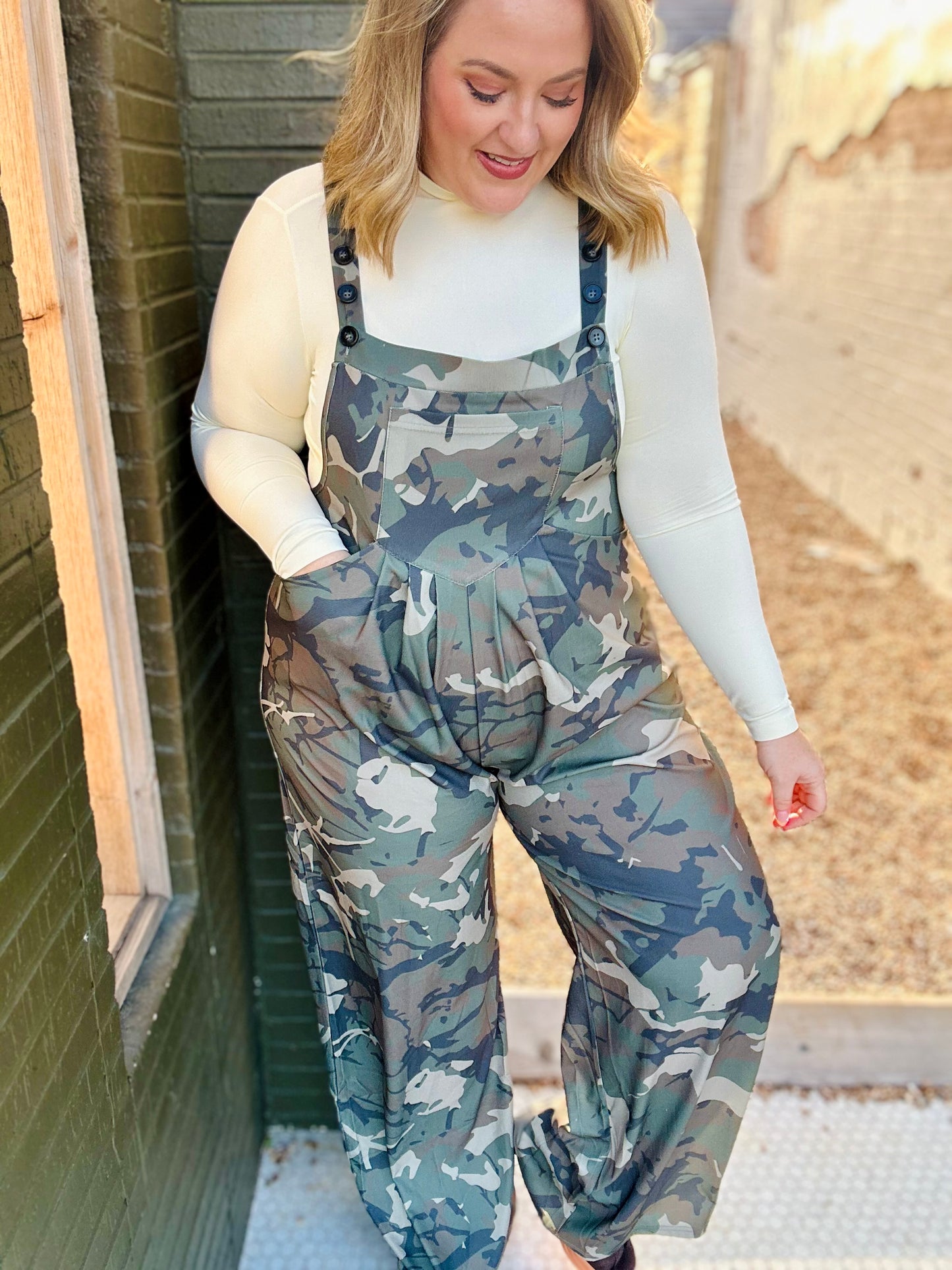 Camo Overall Jumpsuit (Pre-Order)