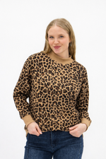 Market Special: Leopard Mock Neck Sweatshirt