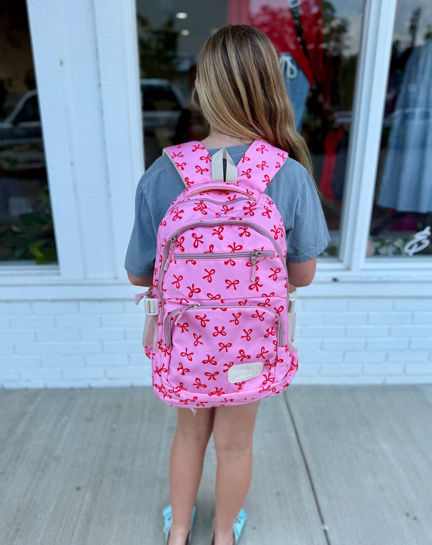 Bow Full Size Backpack Set (multiple colors-3 bags!)