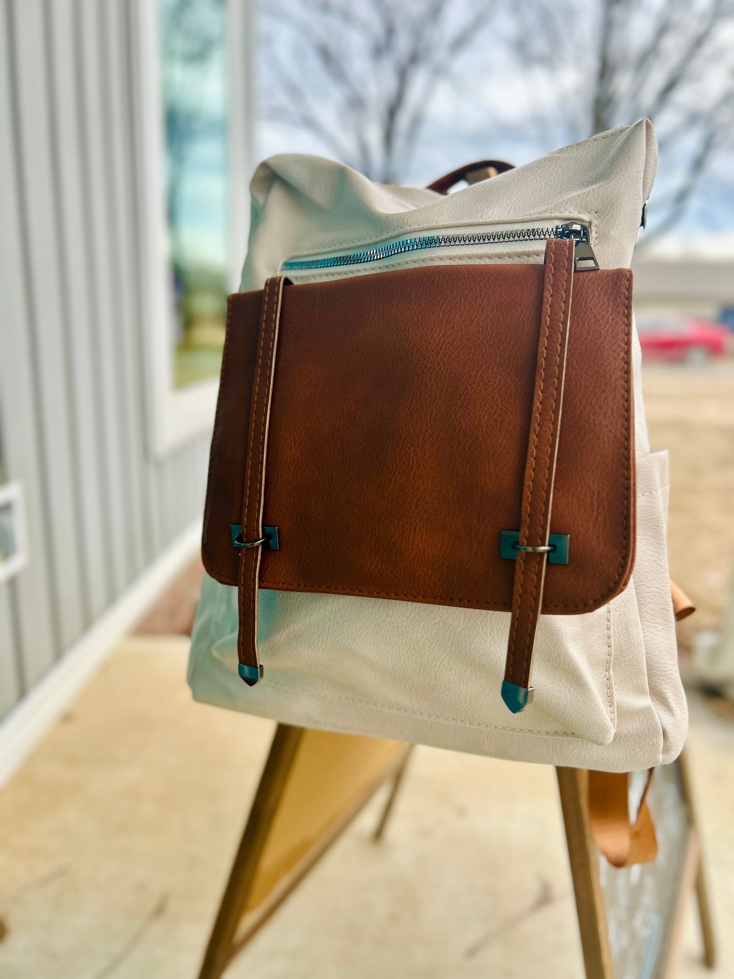 Sadie Vegan Leather Backpack