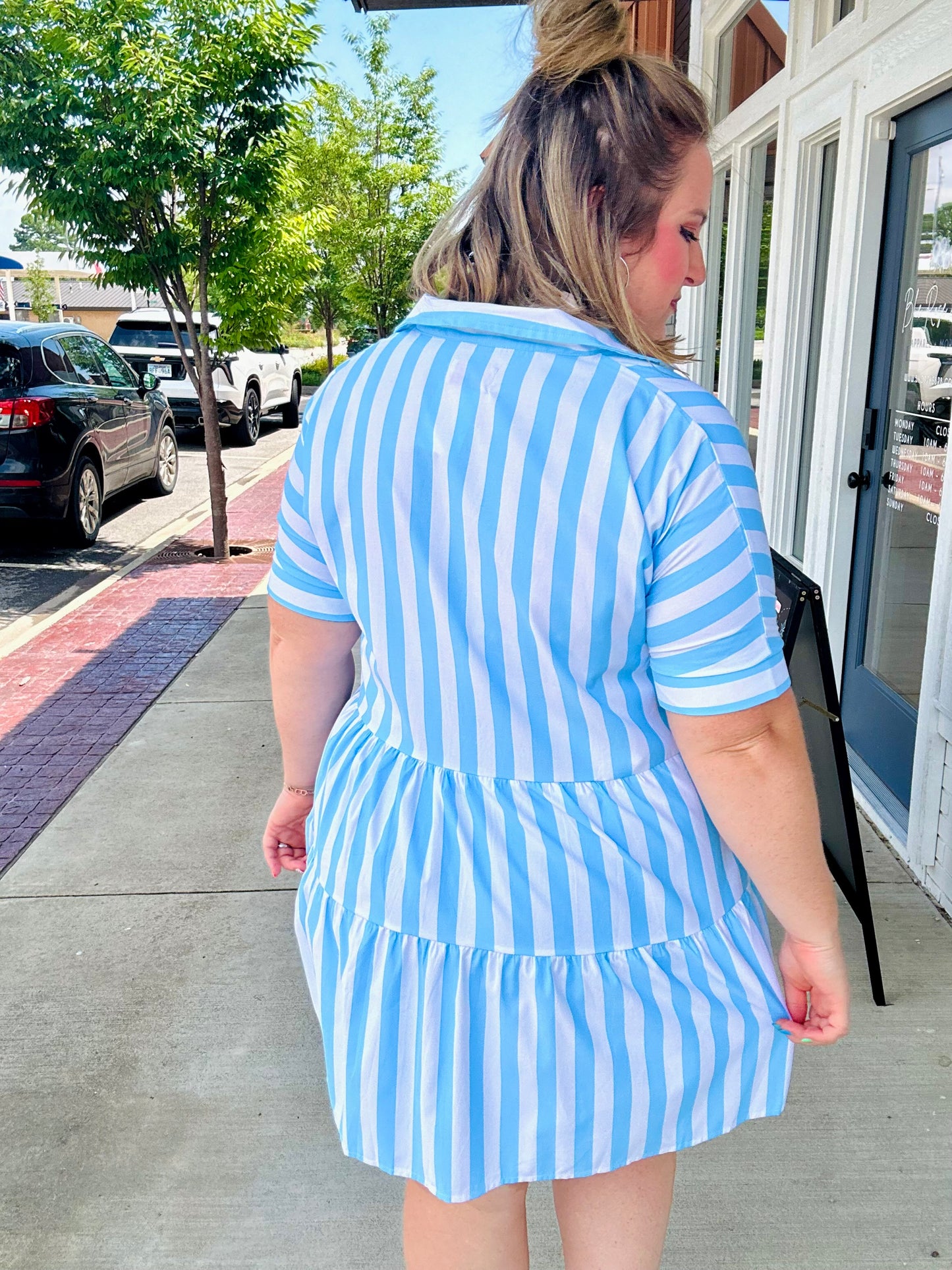 Sunny Days Striped Dress