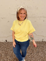 Shana Butter Yellow Top