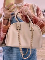 Beth Chain Strap Dome Satchel
