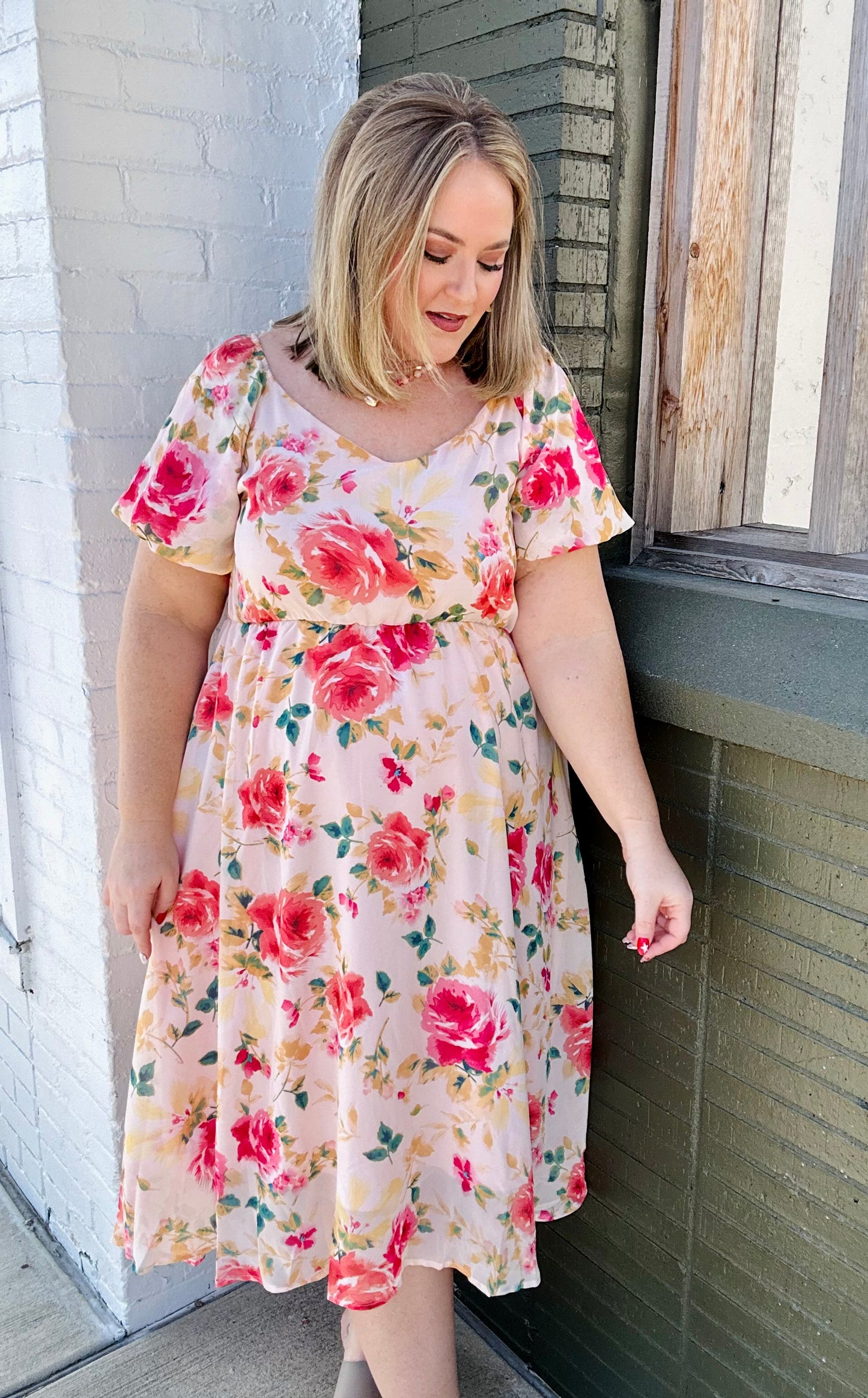 Willa Floral Puff Sleeve Dress