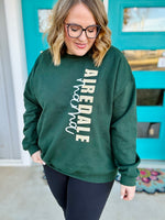 Customizable Faux Glitter School Spirit Sweatshirt (Any school and name!)