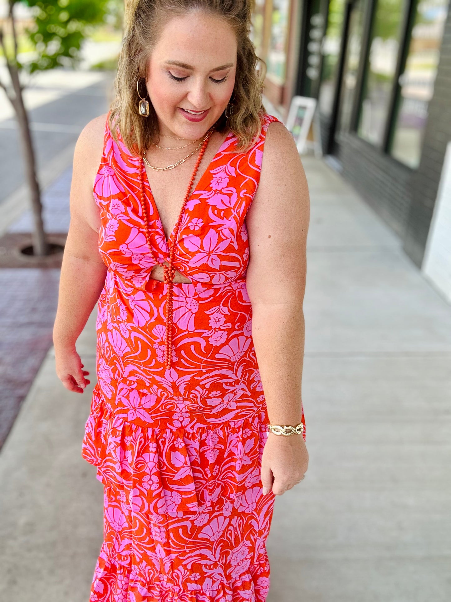 Rachael Tropical Dress (Reversible)