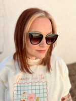 Gold Rimmed Cat Eye