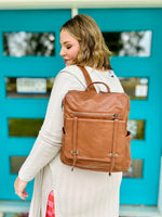 Ellie Vegan Leather Backpack