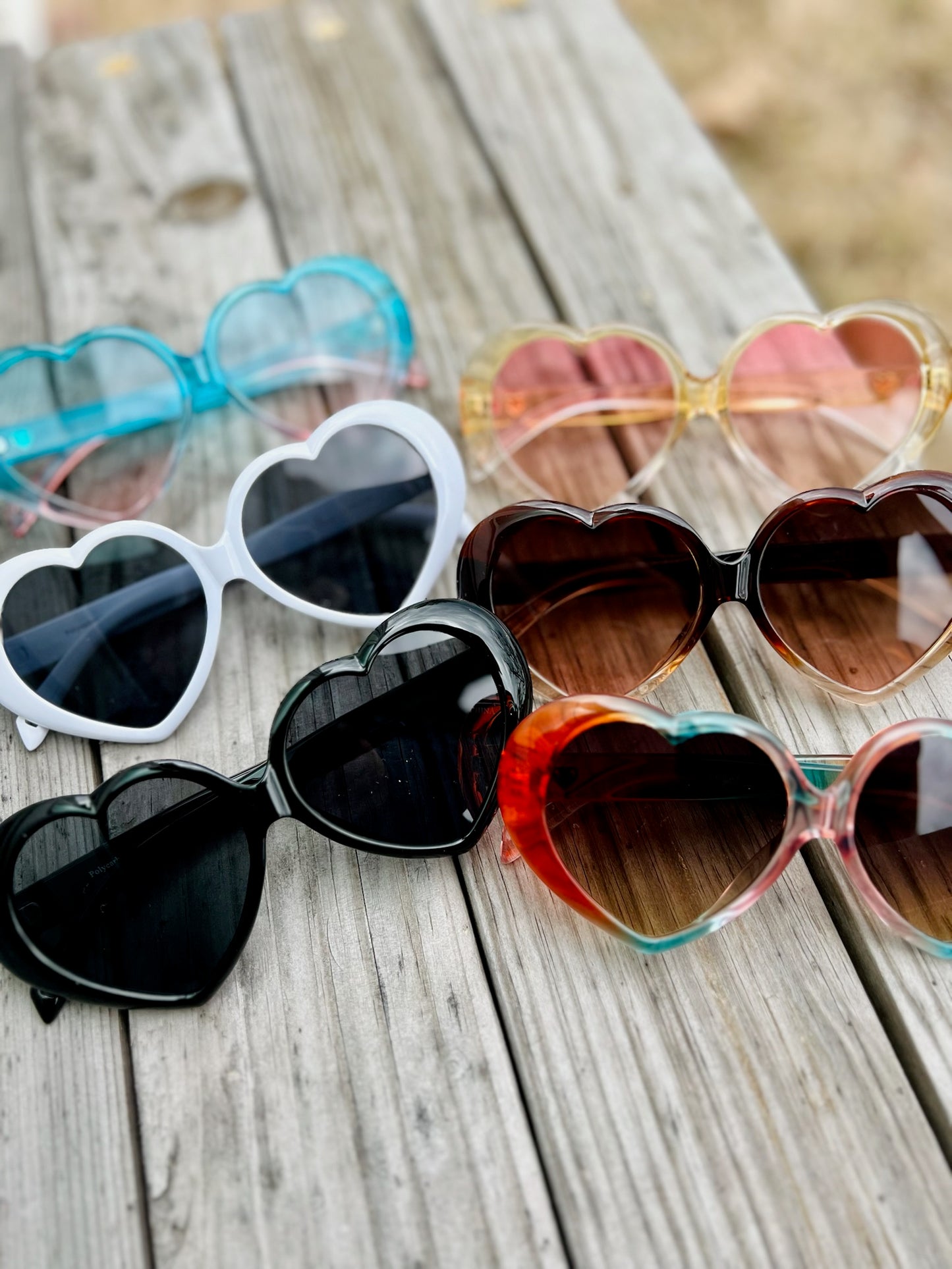 Lovely Heart Sunglasses (Multiple Colors)