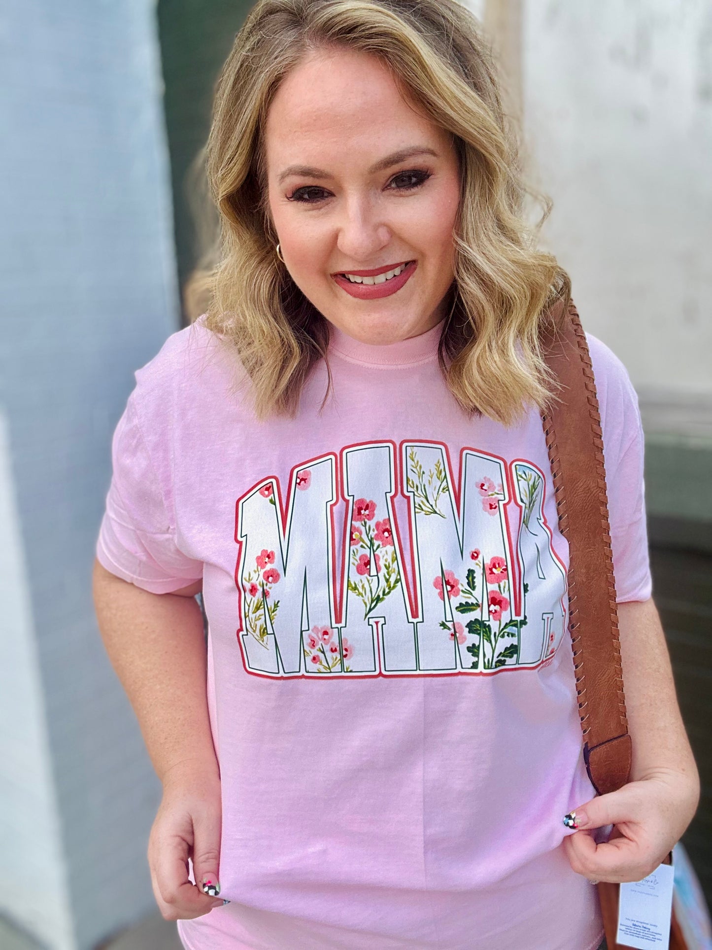 Floral MAMA tee (Customizable!)