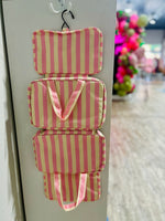 Striped Hanging Toiletry Travel Bag (Multiple Colors)