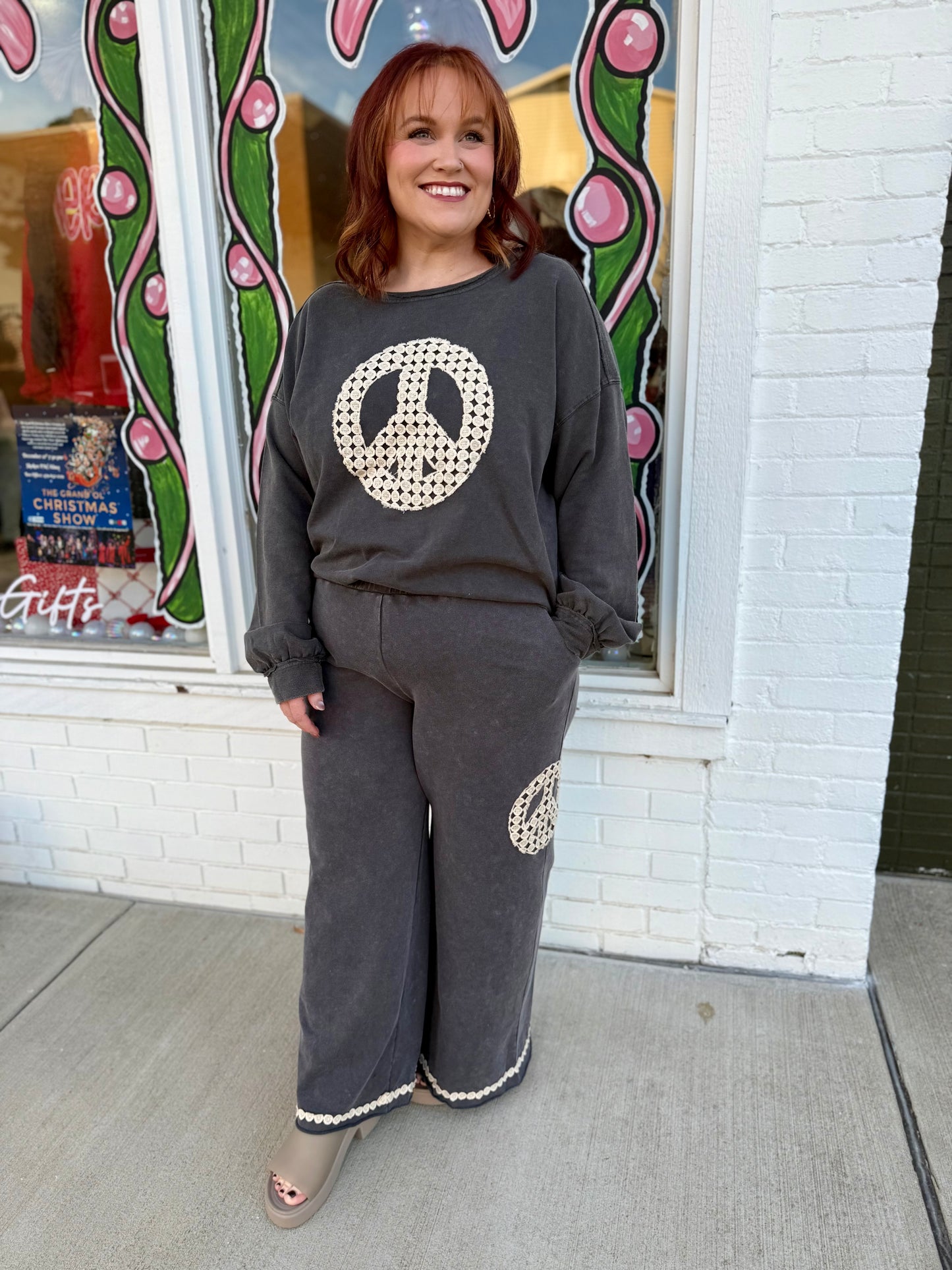 Penny Peace Sign Top