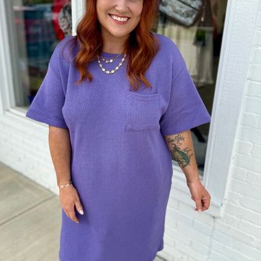 Lakyn Purple Woven Dress