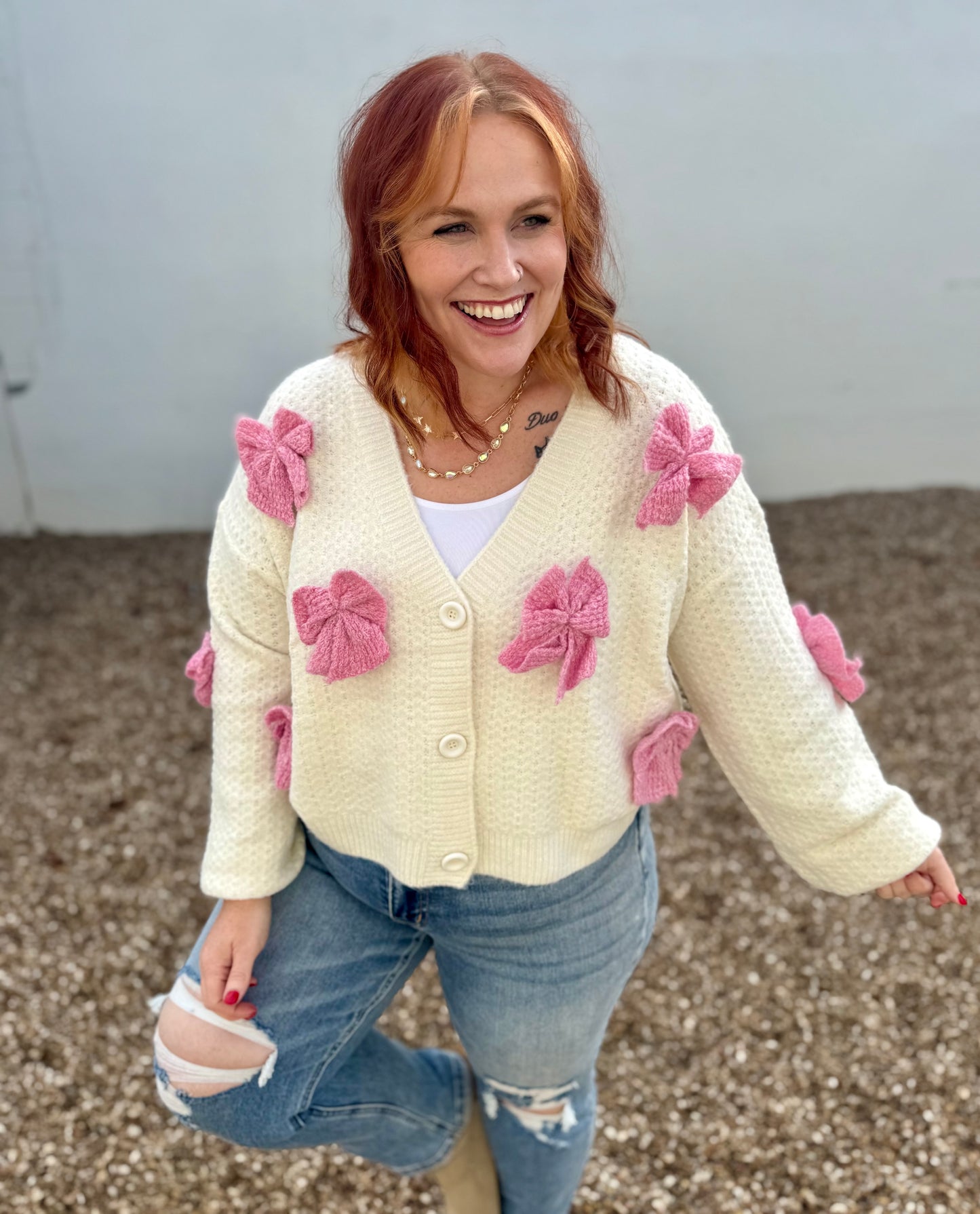 Amy Bow Cardigan