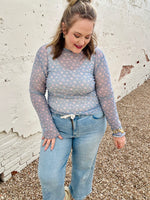 Bennie Baby Blooms Mesh Top