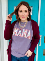 Spring Mama Floral Tee on Comfort Color