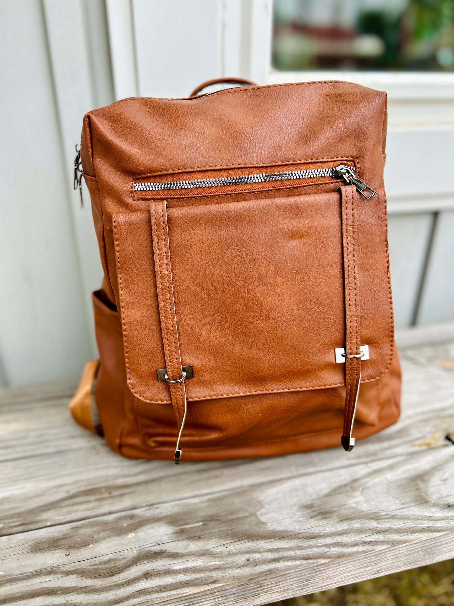 Ellie Vegan Leather Backpack