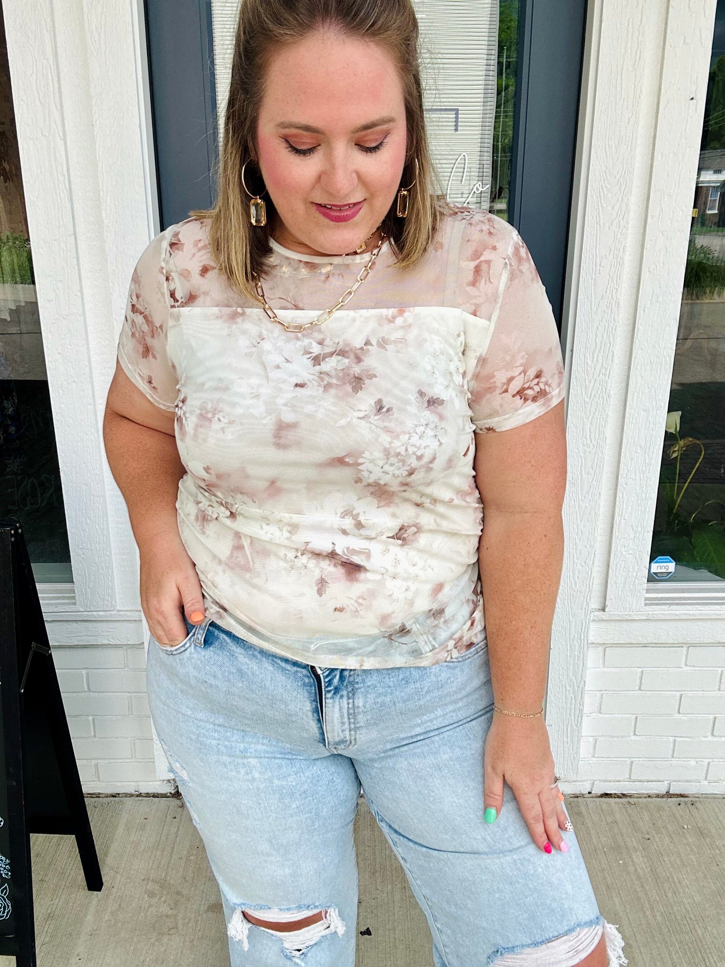 90’s Baby Sheer Netted Top