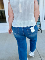Elizabeth Wide Leg Vervet Jeans