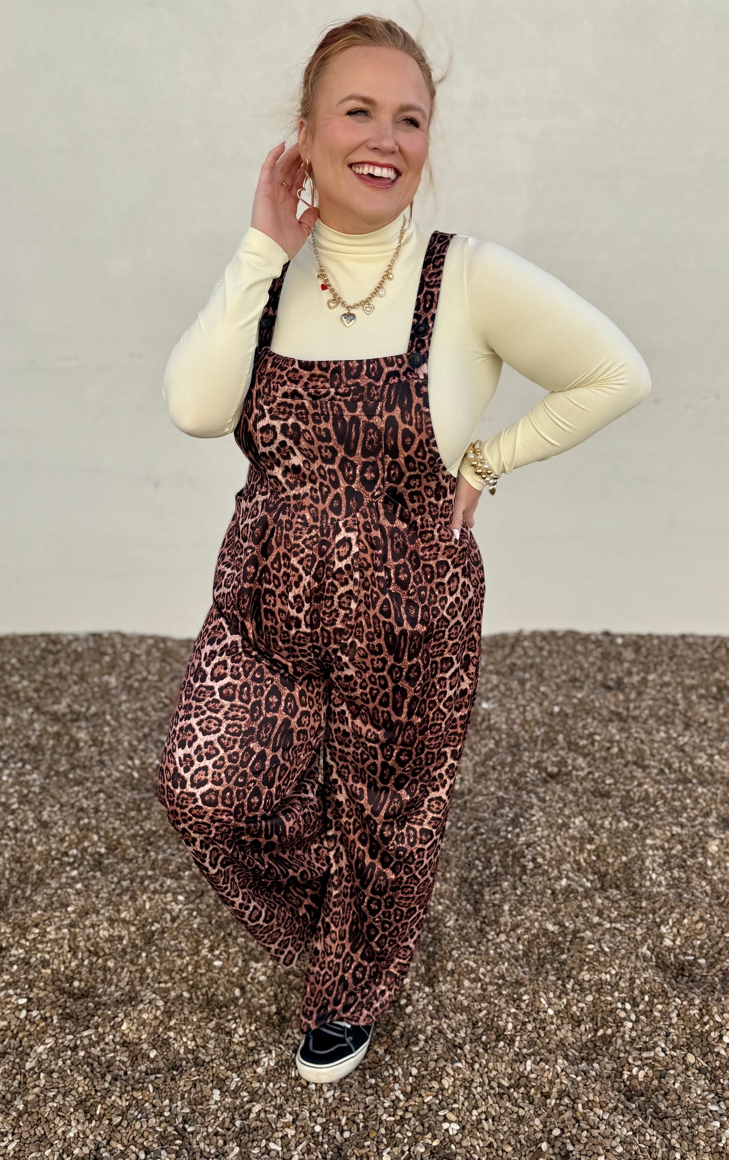 Jessica Leopard Jumpsuit