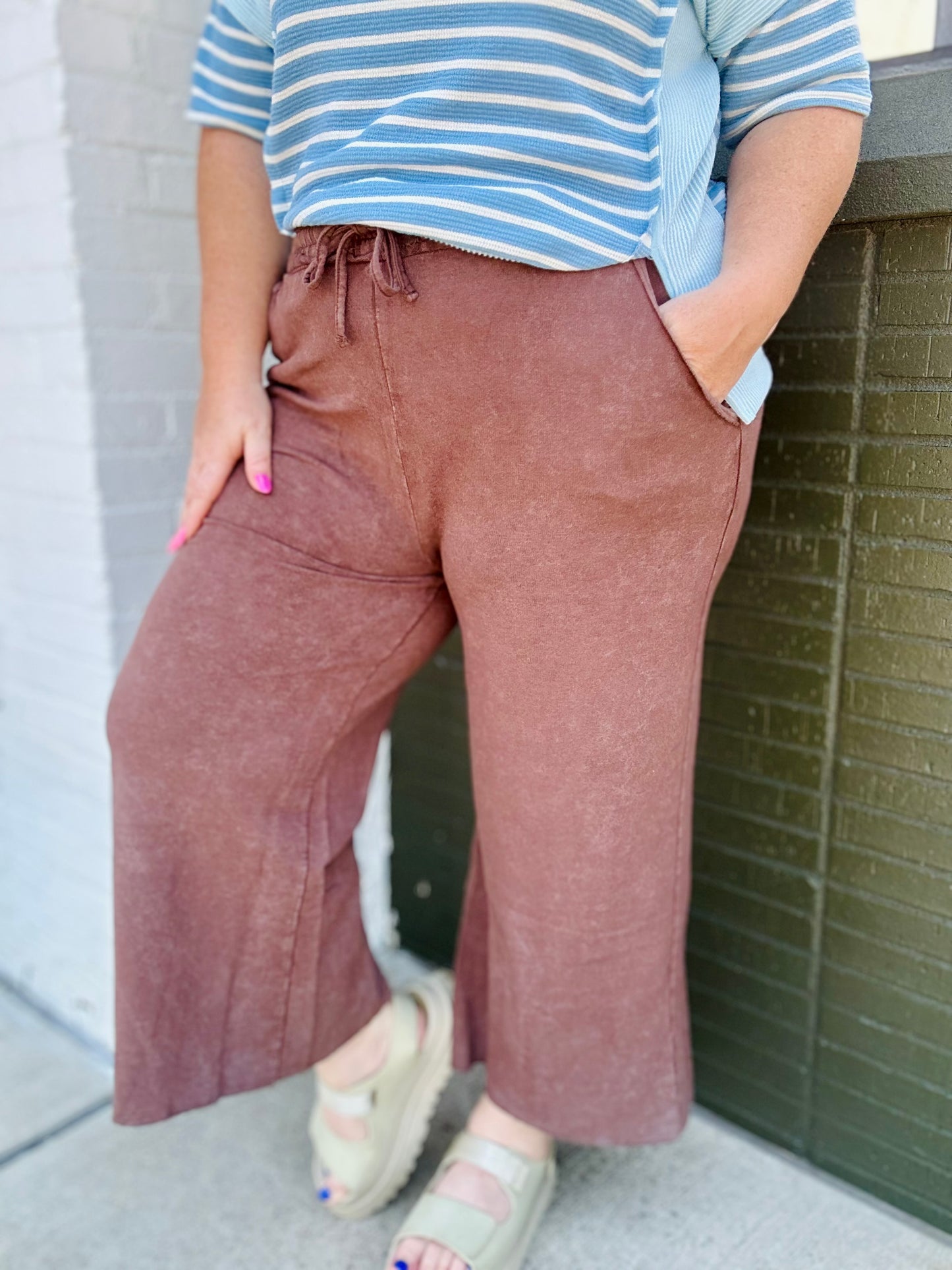 Terri Acid Wash Pants