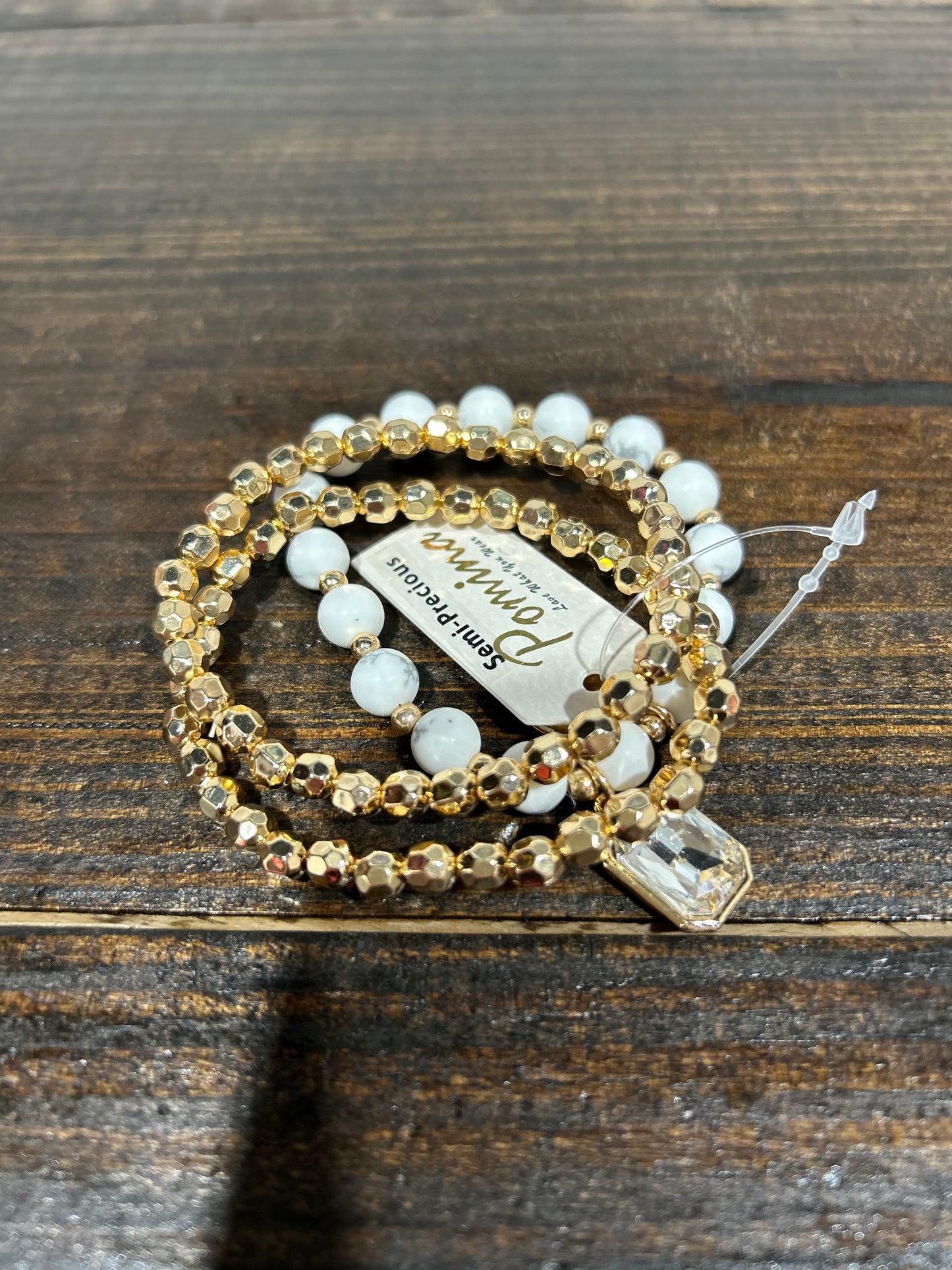 Beaded Stretch Bracelet Set (Multiple Colors)