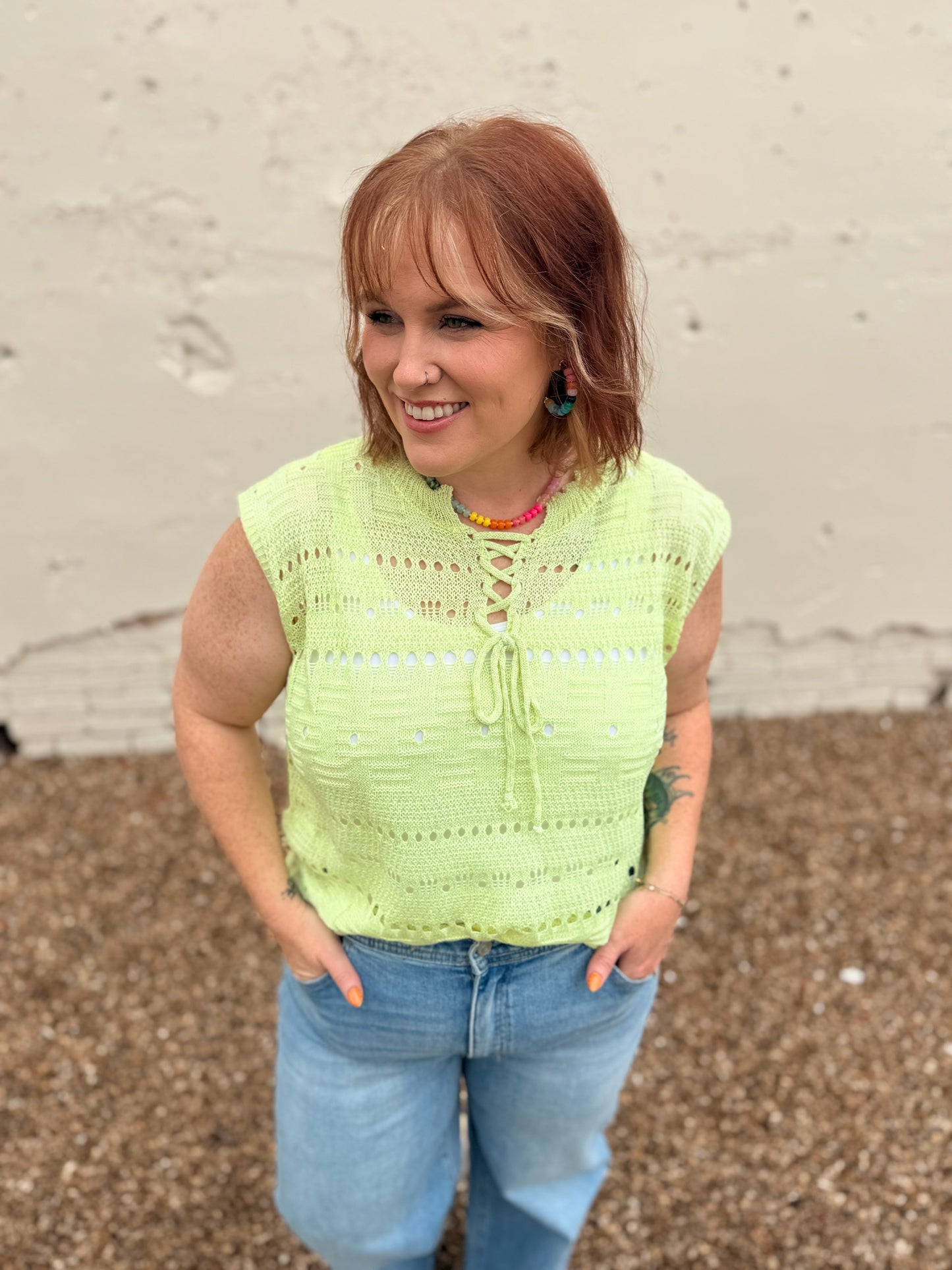 Shauna Sparkly Knit Top