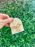 Gold Bow Hair Pin