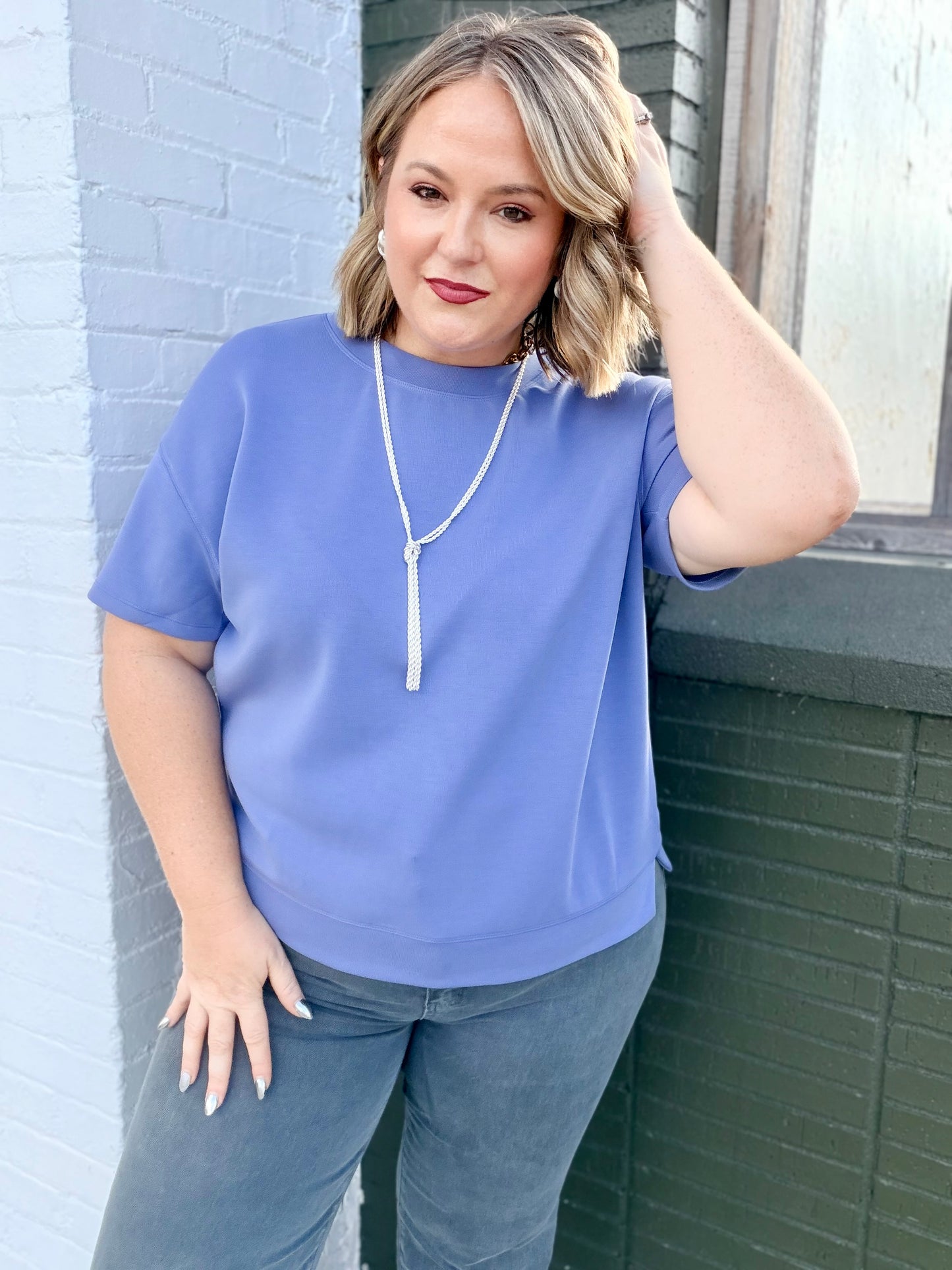 Sophie Top in Light Denim