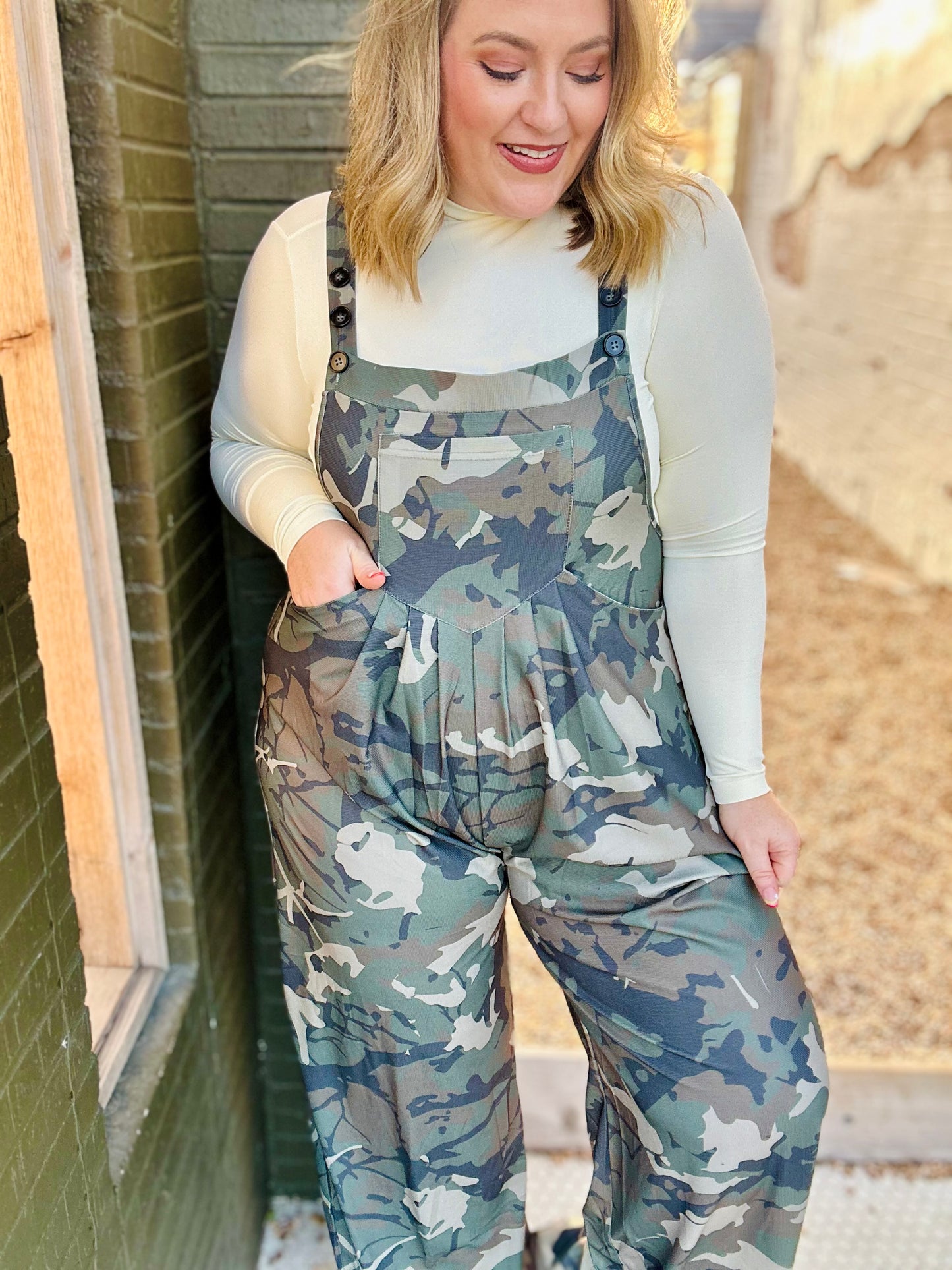 Camo Overall Jumpsuit (Pre-Order)