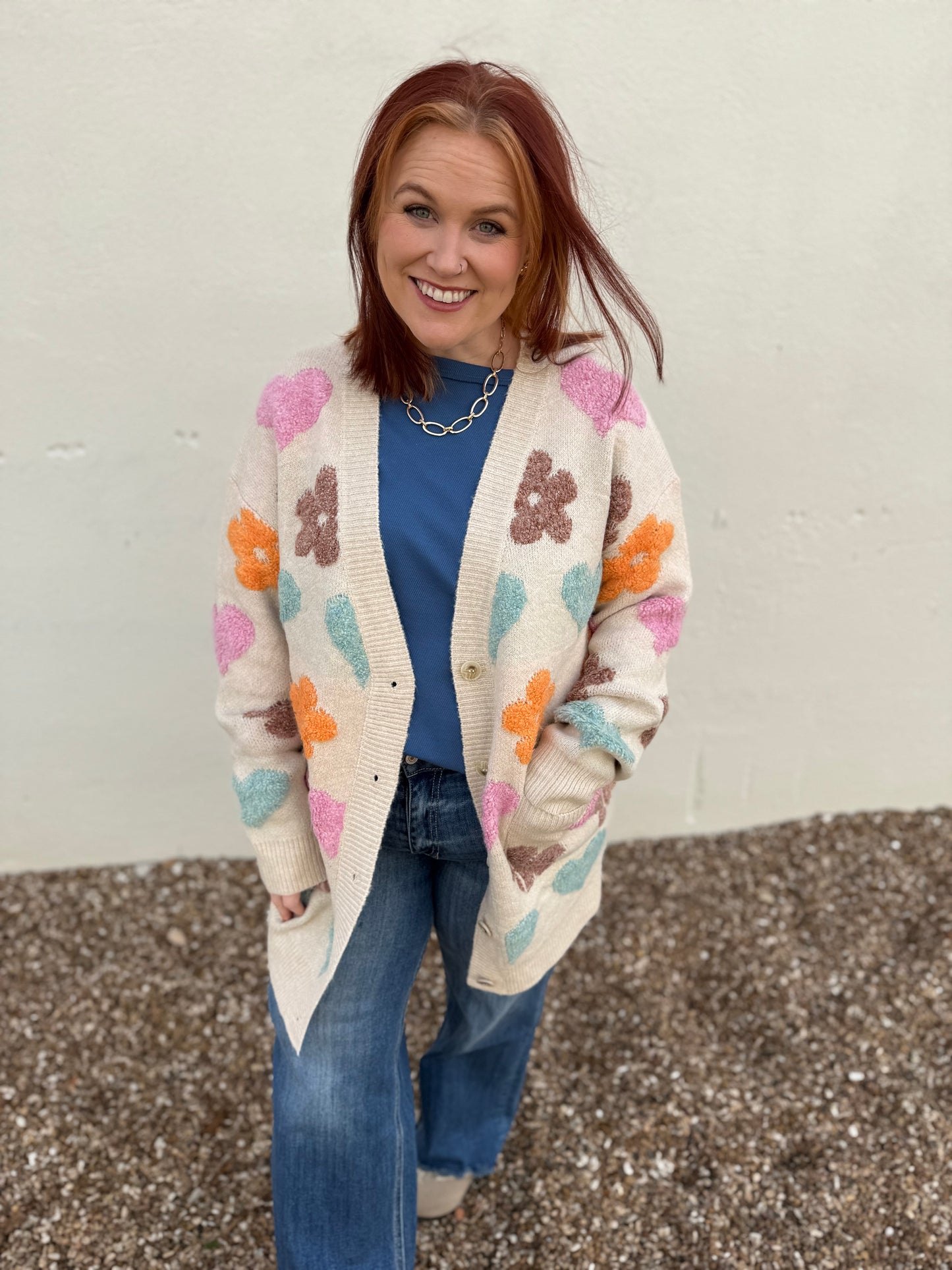 Reese Floral Cardigan