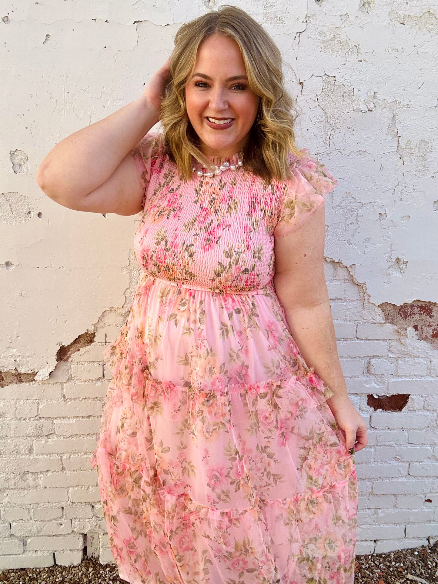 Addie Tulle Smocked Dress