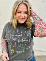 John 3:16 Collage Tee in Pepper