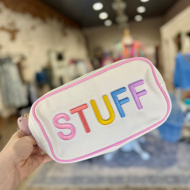 STUFF Canvas Embroidered Bag