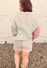 Kaci Striped Set