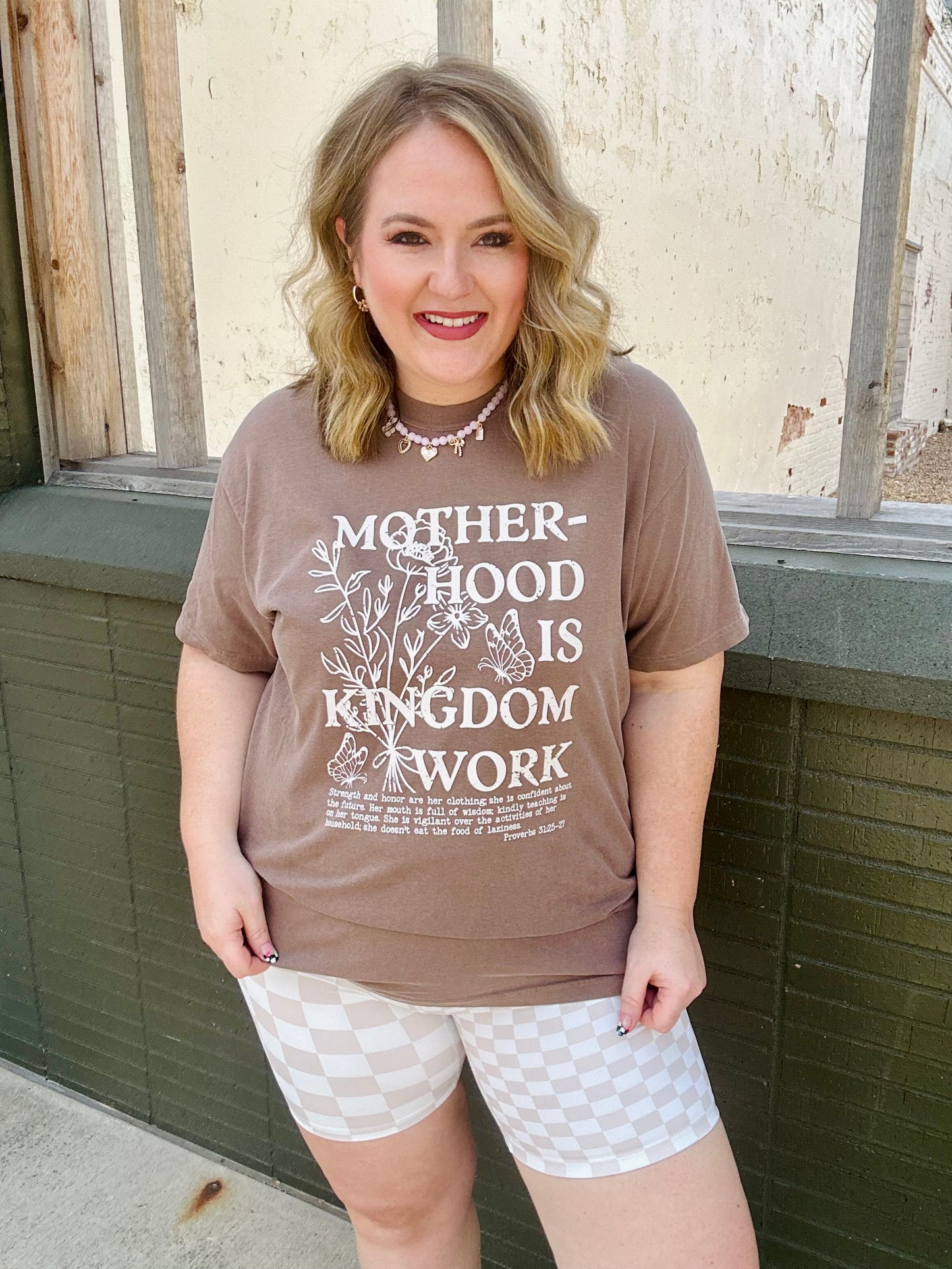 Motherhood is Kingdom Work Tee